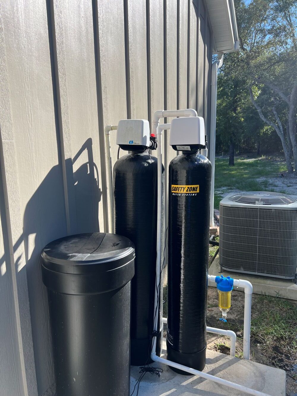 Safety Zone Water outdoor filtration systems installed at a Florida home