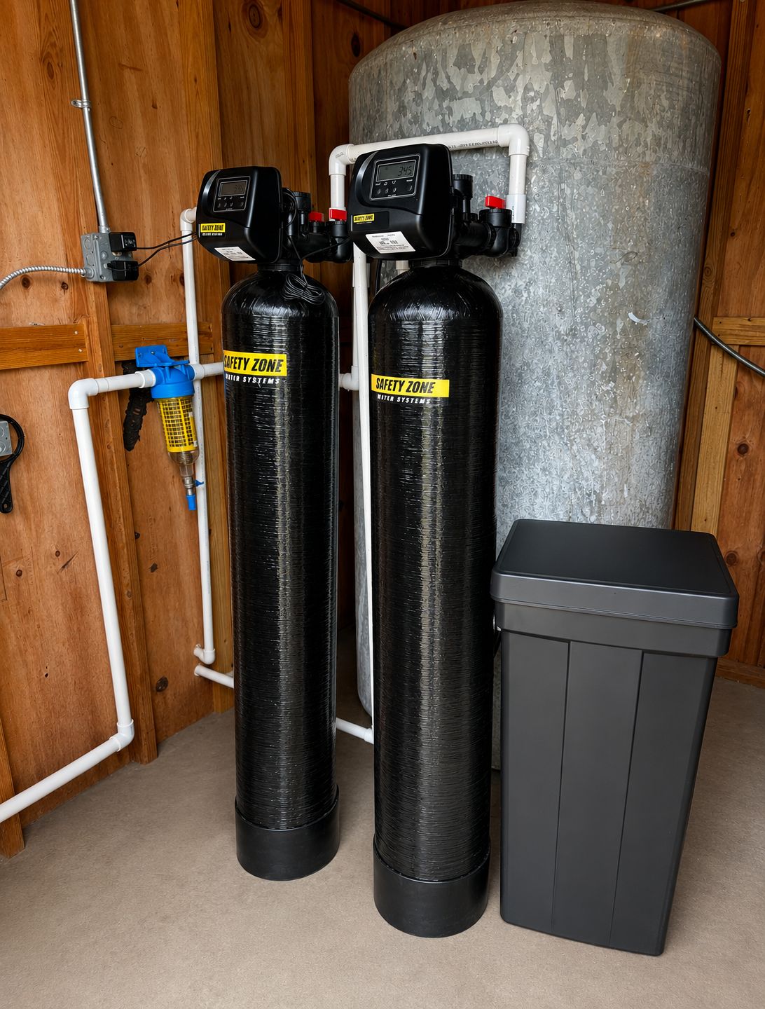 Water treatment system installation